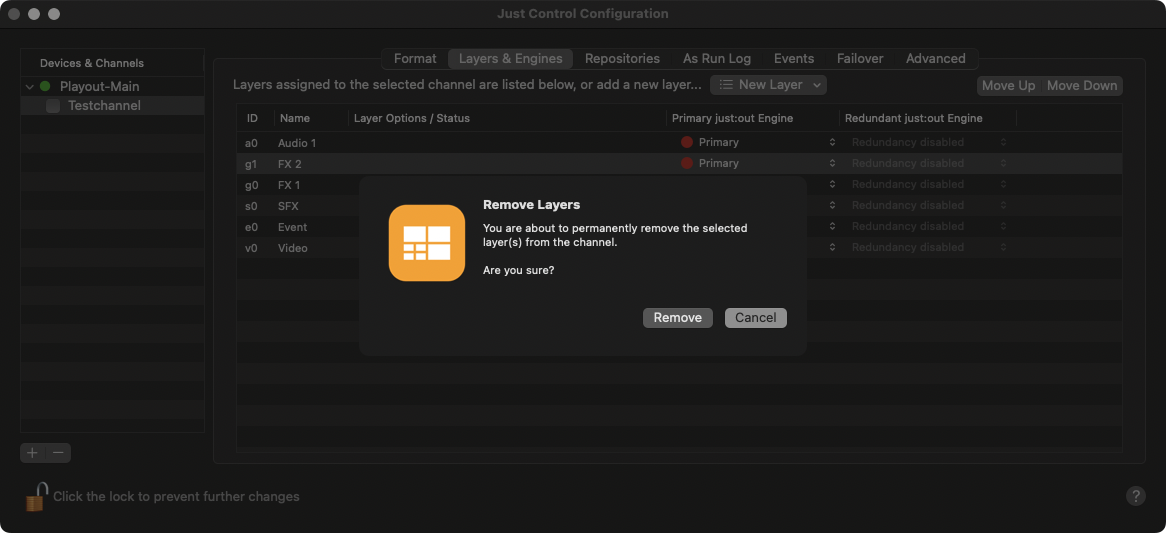 13.8 Adding & Removing Layers from a Channel (v.4.x) screenshot 3