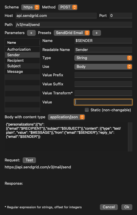 How to setup a mail notification event using SendGrid (v.4.x) screenshot 8