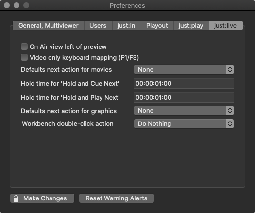 3. Just Live User Interface Overview & Preferences (v.4.x) screenshot 3
