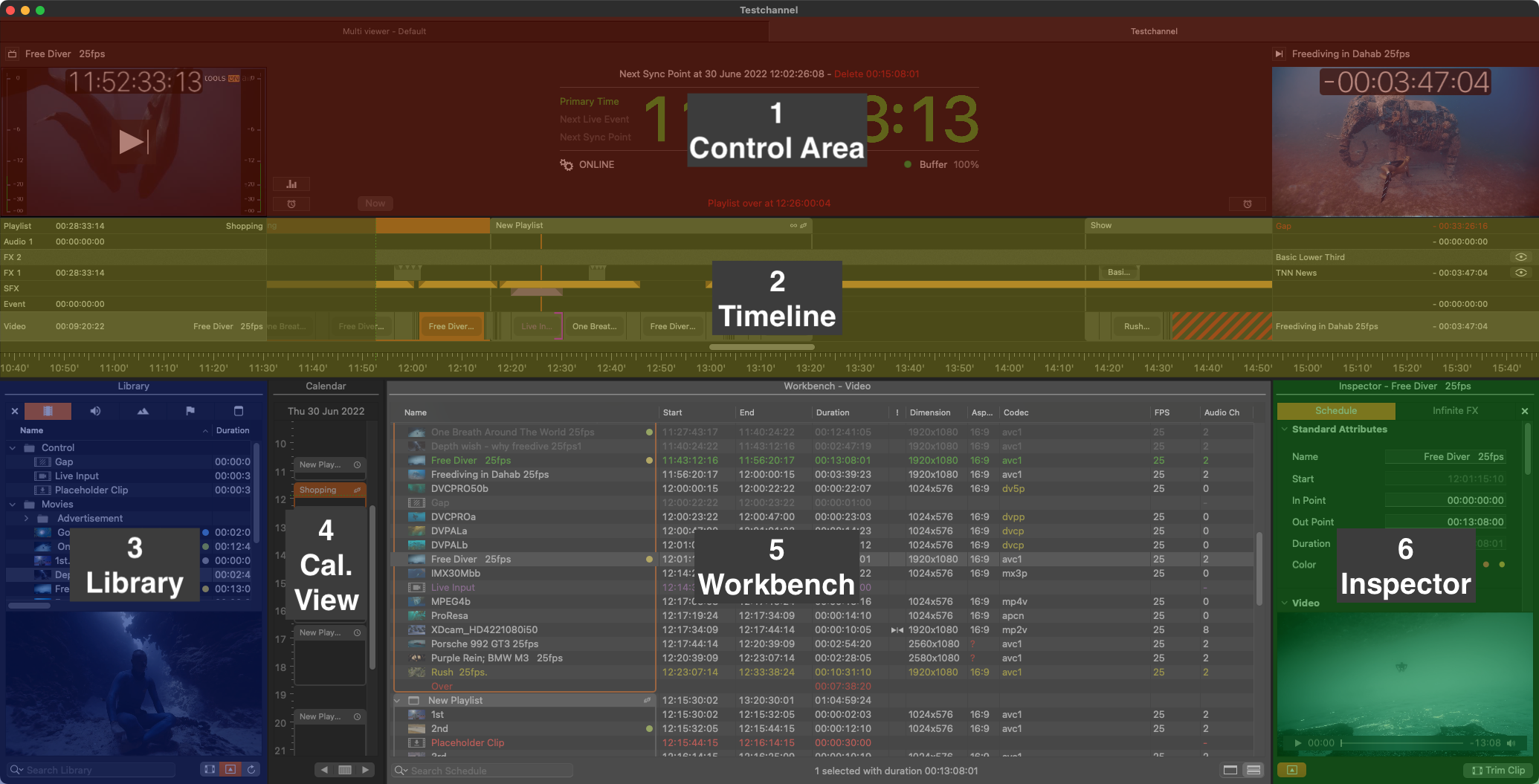 5. User Interface Sections & Functions (v.4.x) screenshot