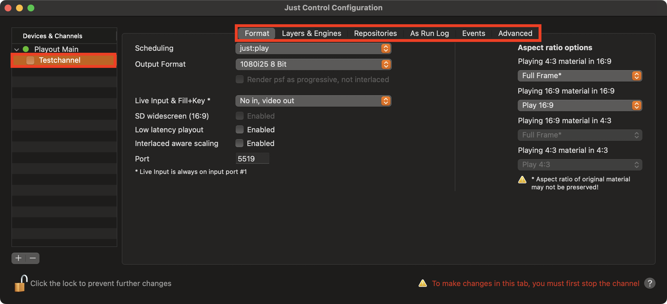 11. Just Control Configuration Window - UI & Settings (v.5.x) screenshot 5
