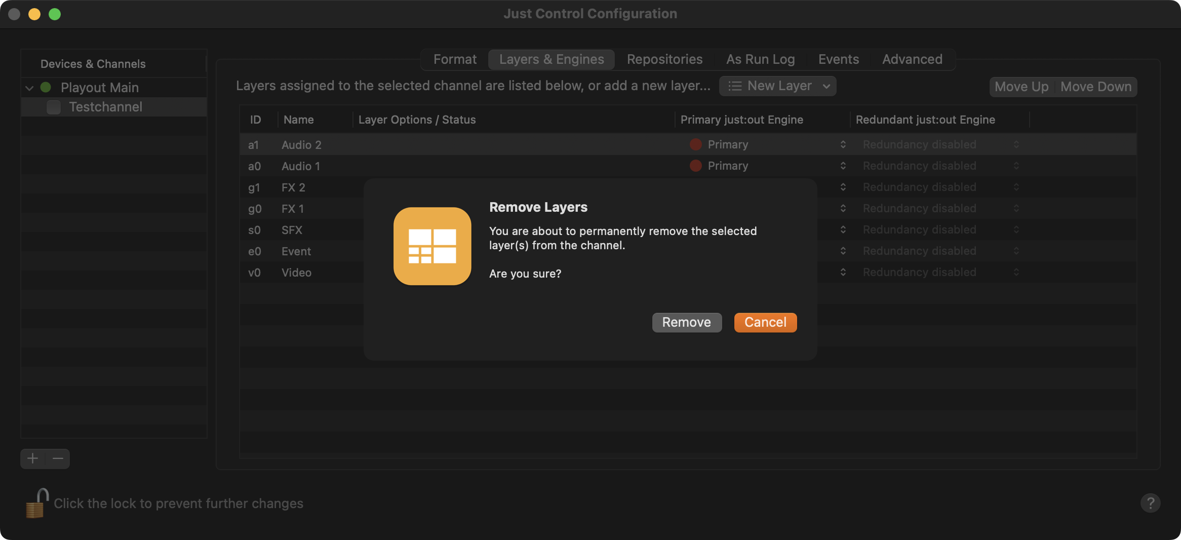 13.8 Adding & Removing Layers from a Channel (v.5.x) screenshot 3
