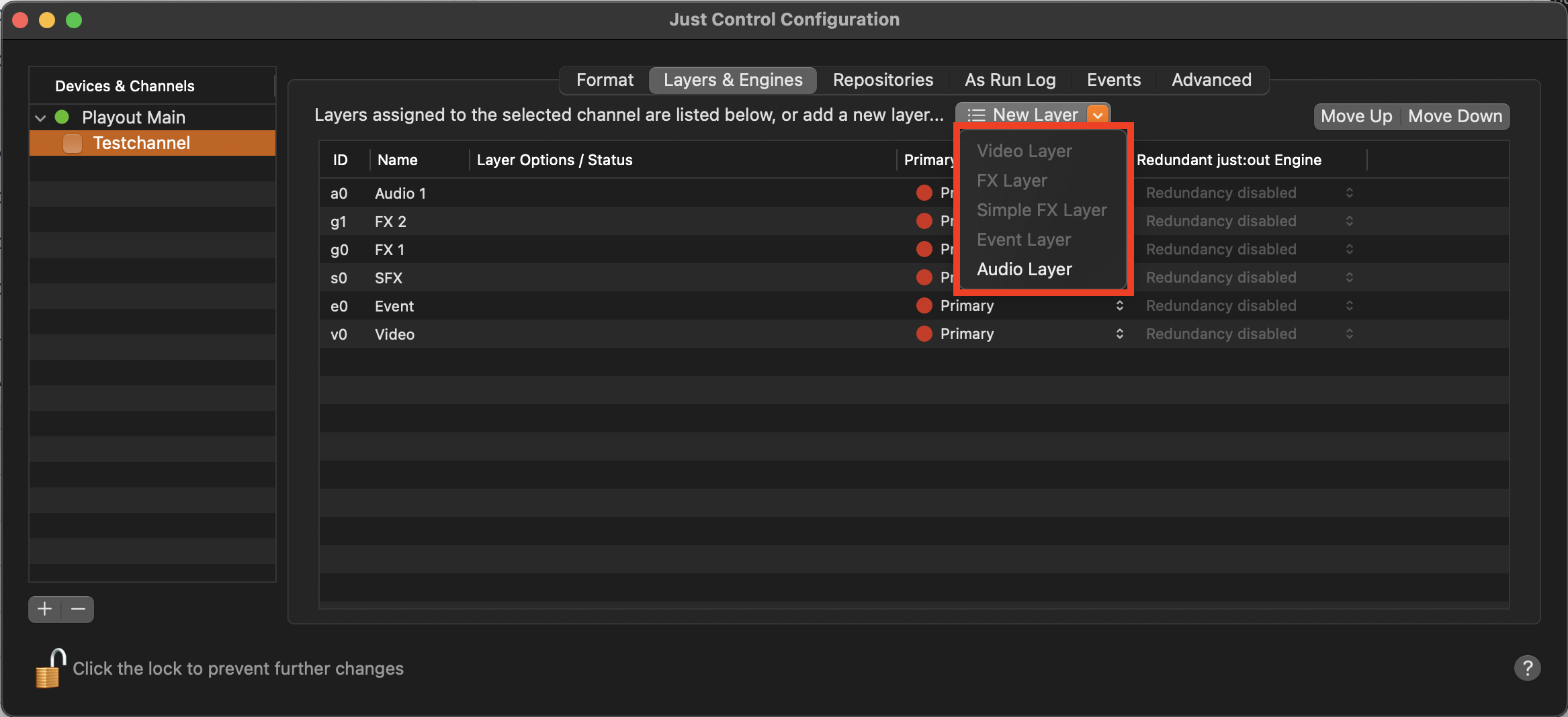 13.8 Adding & Removing Layers from a Channel (v.5.x) screenshot 1