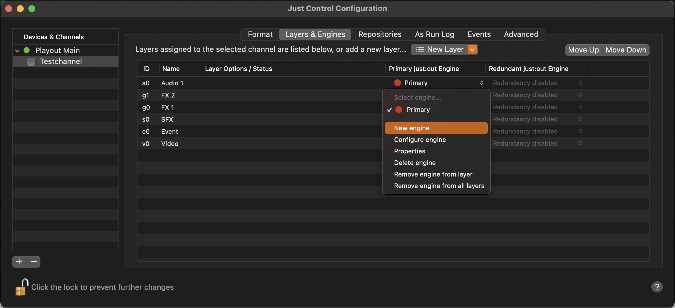 13.10 Adding and Configuring a New Engine (v.5.x) screenshot 1