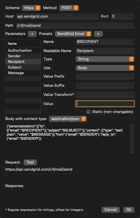 How to setup a mail notification event using SendGrid (v.5.x) screenshot 9