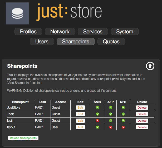 Web Administration (Just Store v2.0) screenshot 9