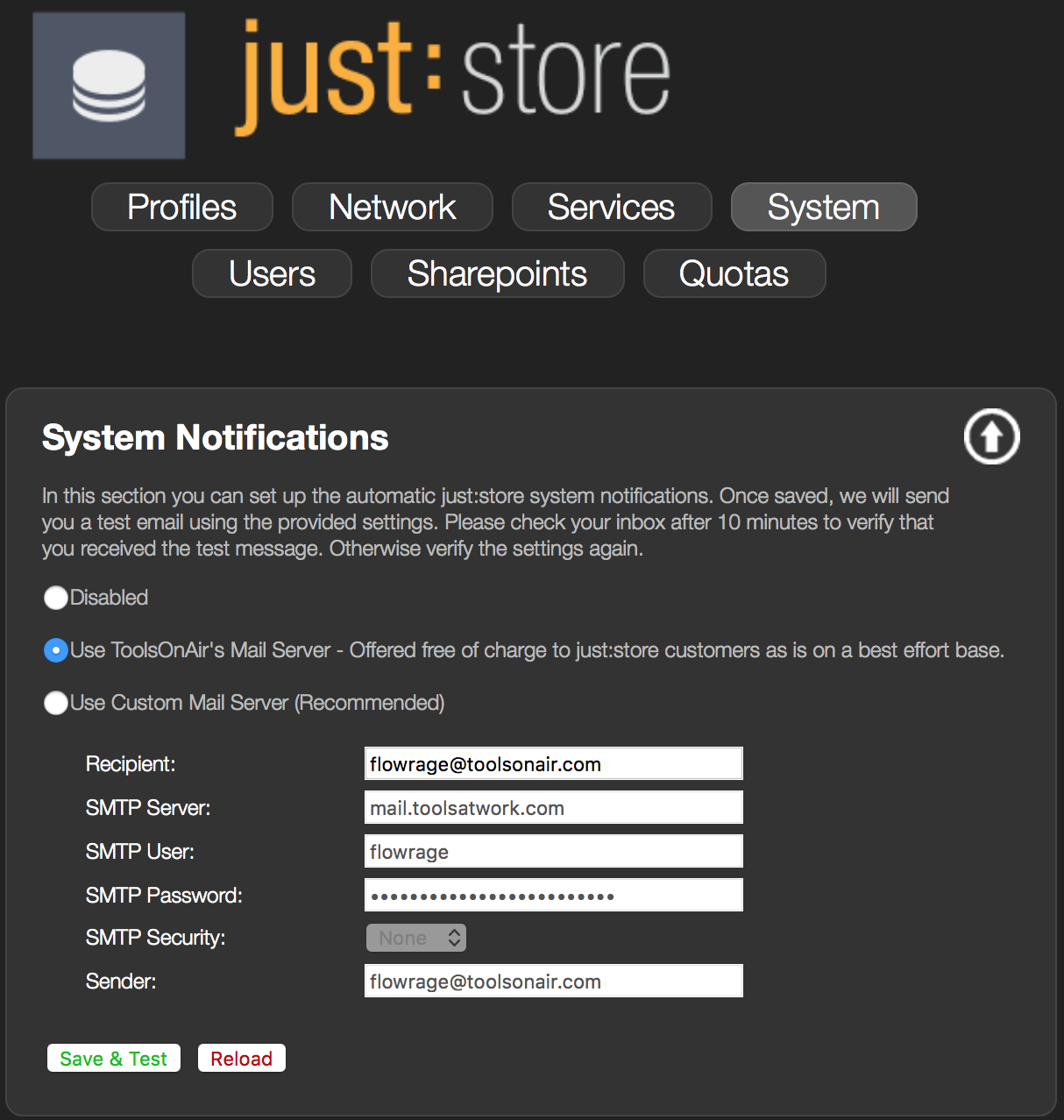 Web Administration (Just Store v2.0) screenshot 17