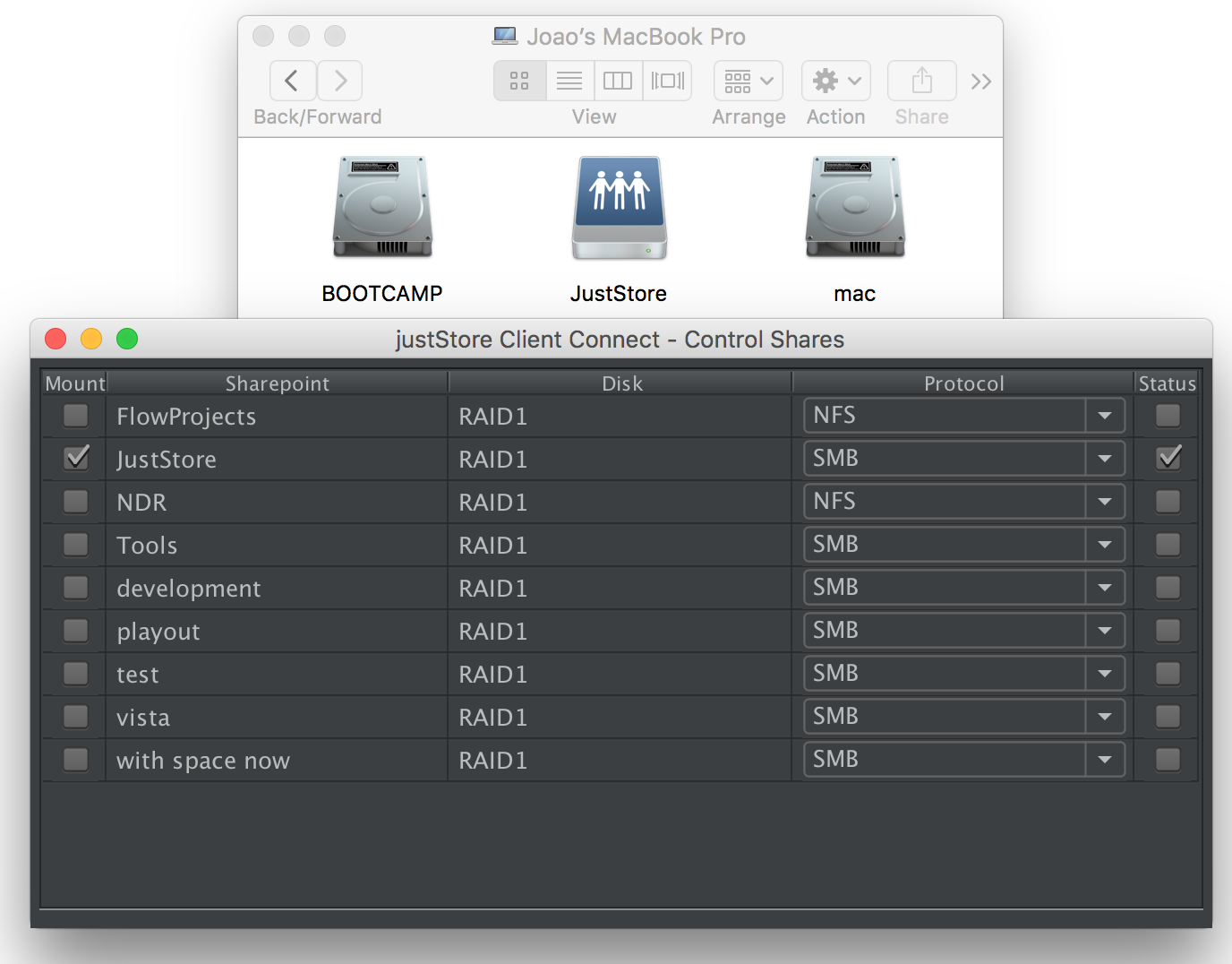 just:mount User Guide screenshot 7