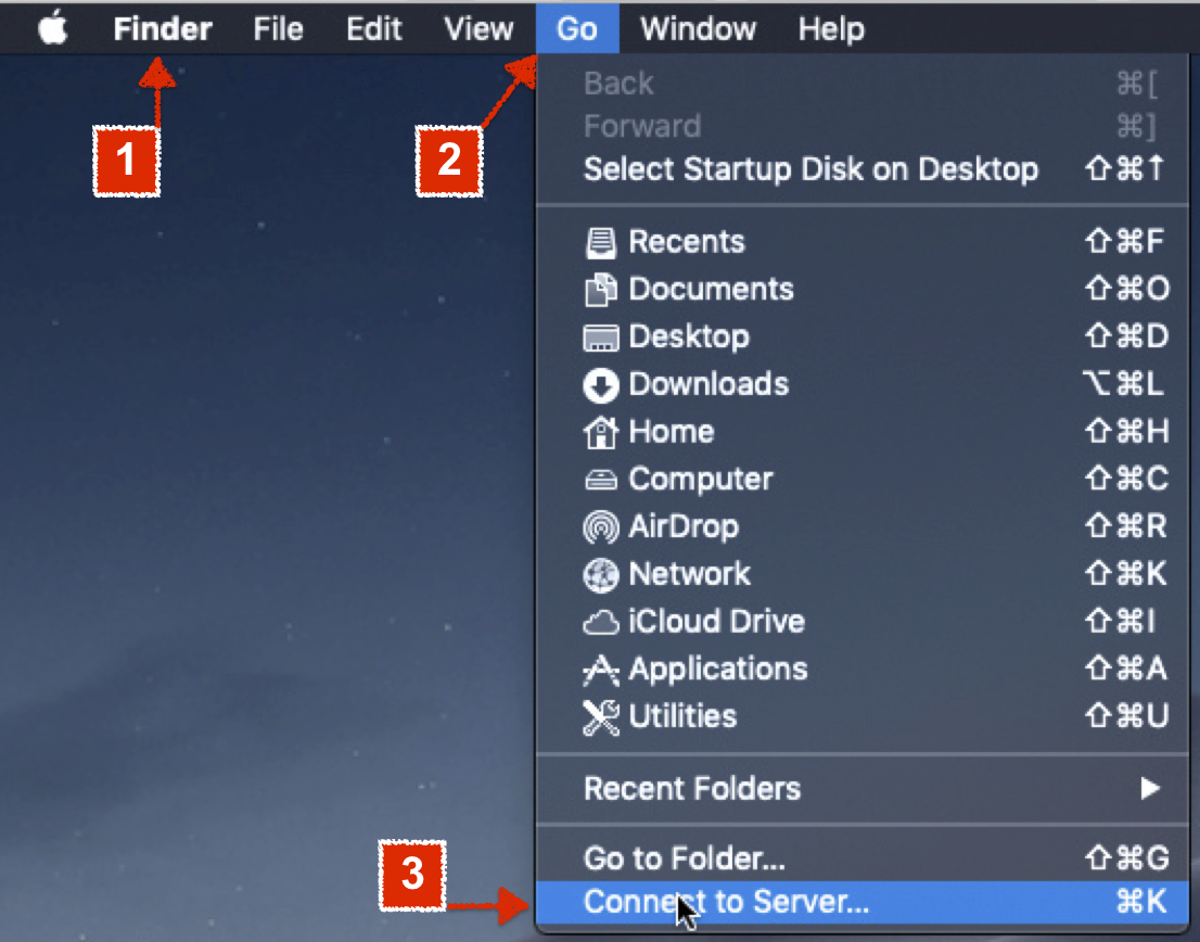 Connecting to Just Store with a Mac (Just Store v3.0) screenshot 1