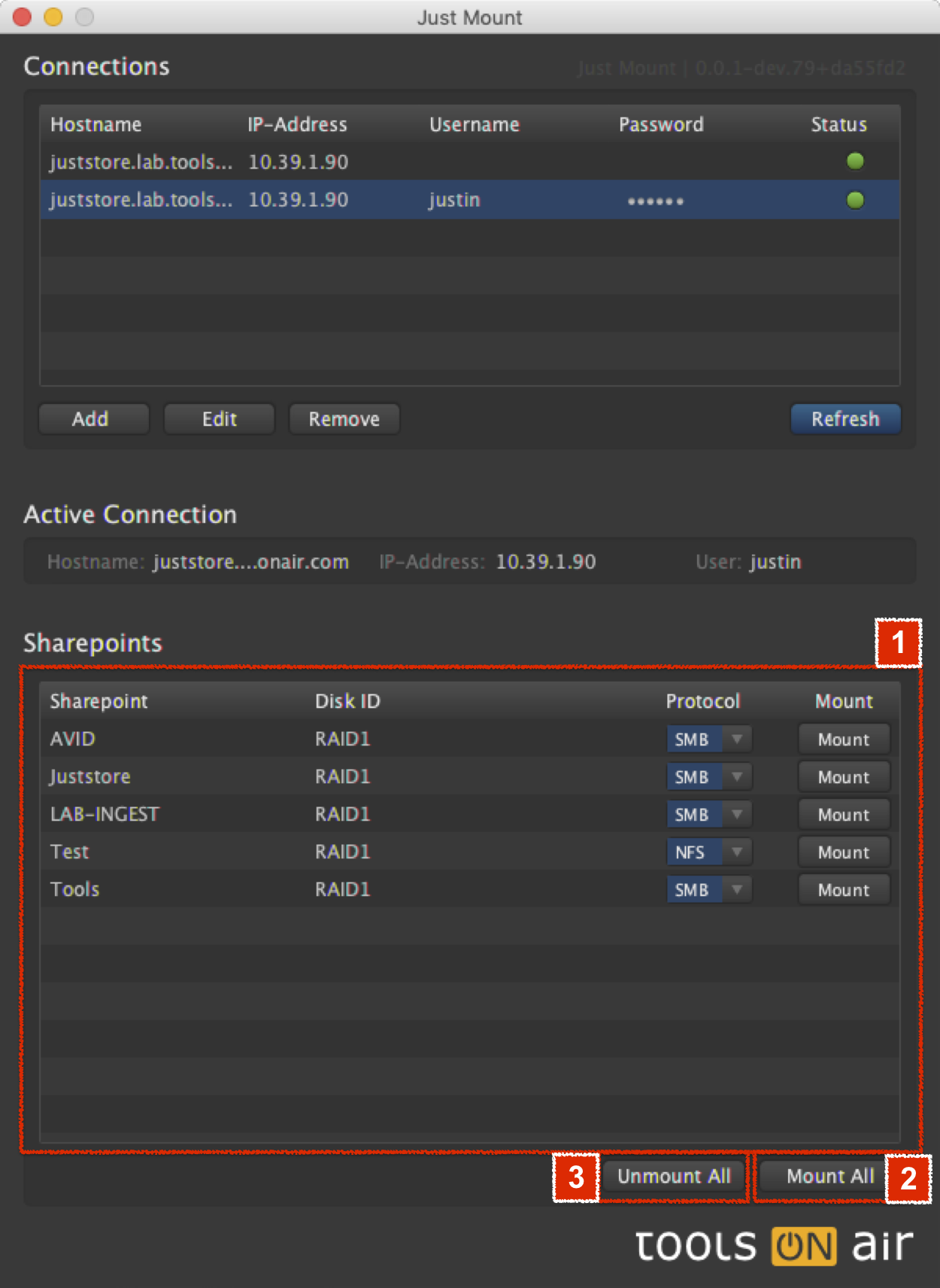 Connecting to Just Store with a Mac (Just Store v3.0) screenshot 9