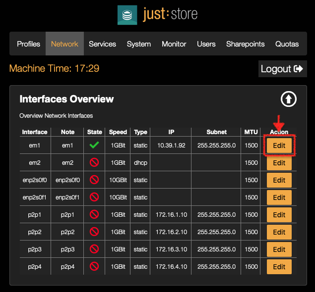 Network Settings (Just Store v3.0) screenshot 7