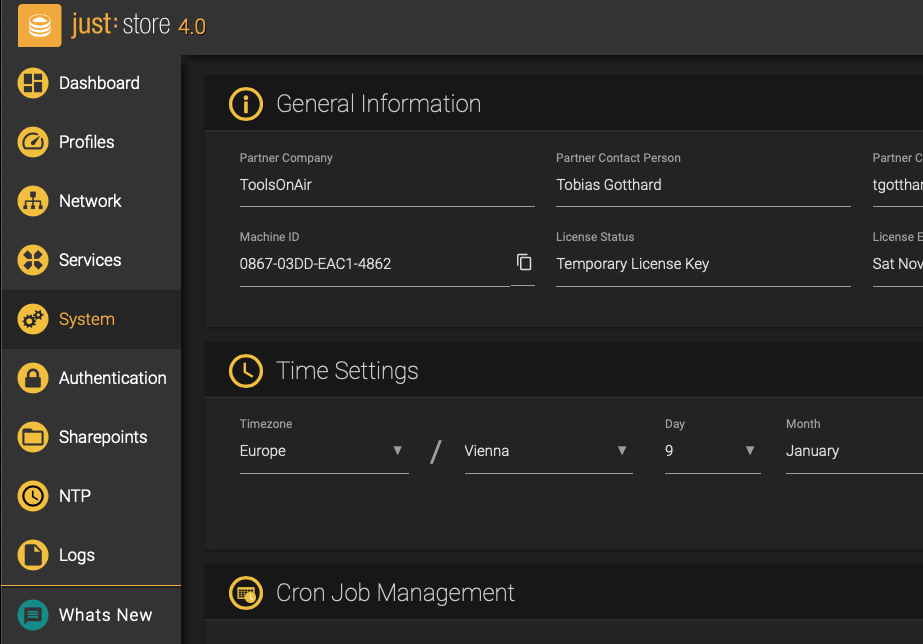 System (Just Store v4.0) screenshot 1