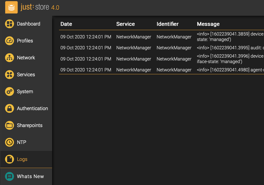Logs (Just Store v4.0) screenshot 1