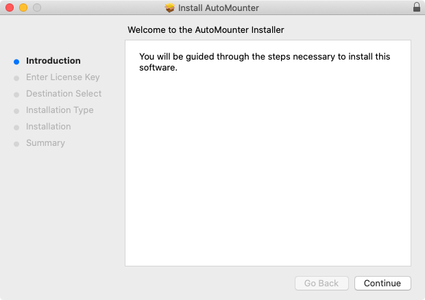 Just Store AutoMounter Getting Started (AutoMounter v1.0) screenshot 2