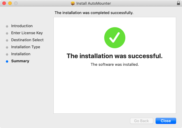 Just Store AutoMounter Getting Started (AutoMounter v1.0) screenshot 4