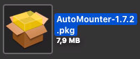 Just Store AutoMounter Getting Started (AutoMounter v1.0) screenshot 1
