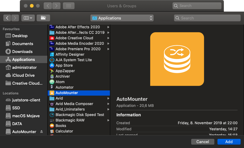 Enable AutoStart of AutoMounter (AutoMounter v1) screenshot 4