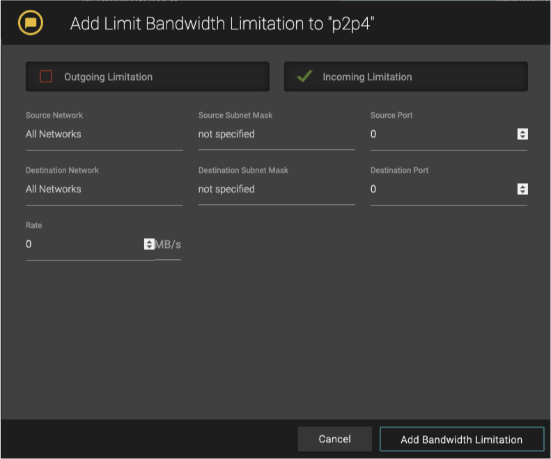 Bandwidth Limitation (Just Store v4.0) screenshot 6