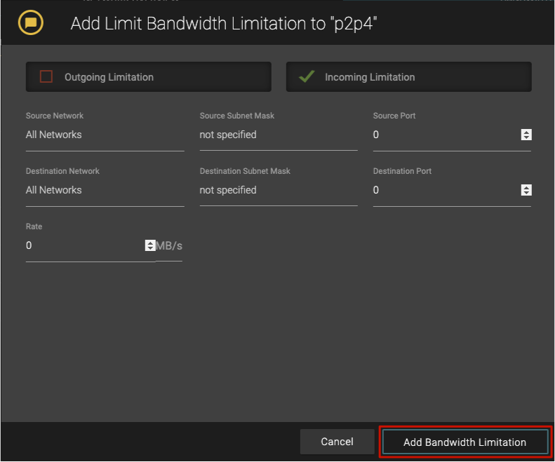 Bandwidth Limitation (Just Store v4.0) screenshot 7