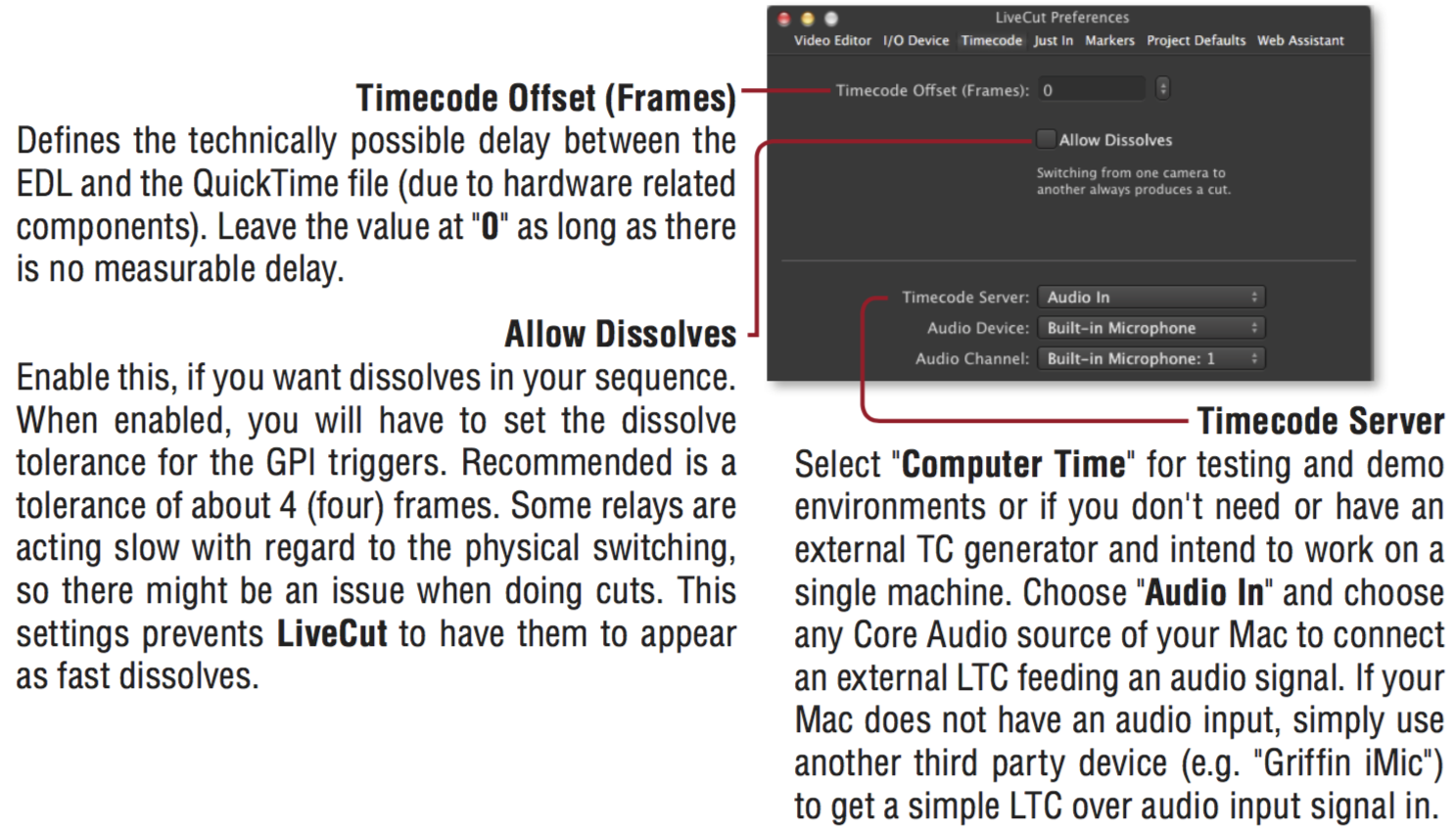 6.7 Timecode screenshot
